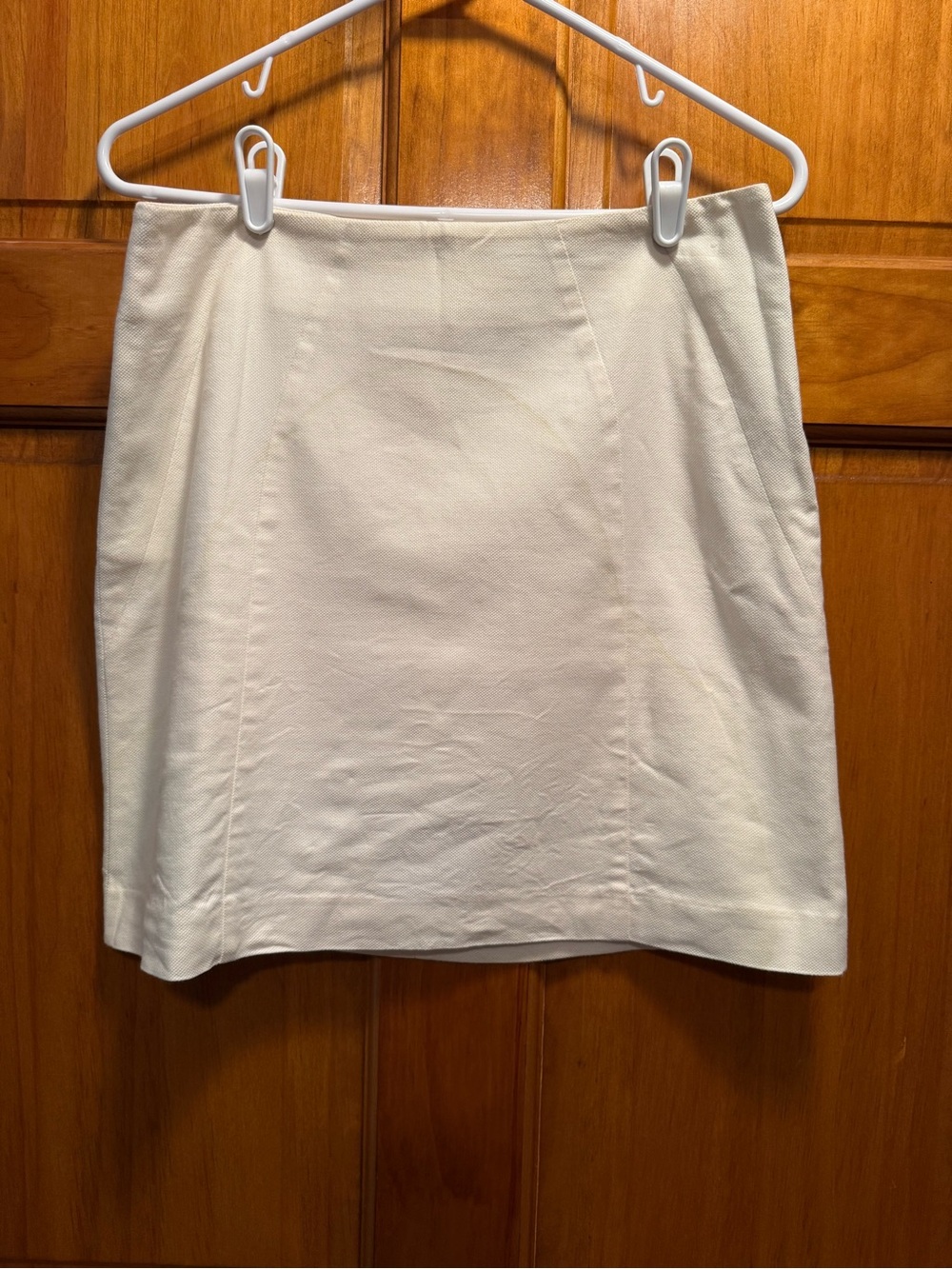 LOFT Cream Mini Skirt